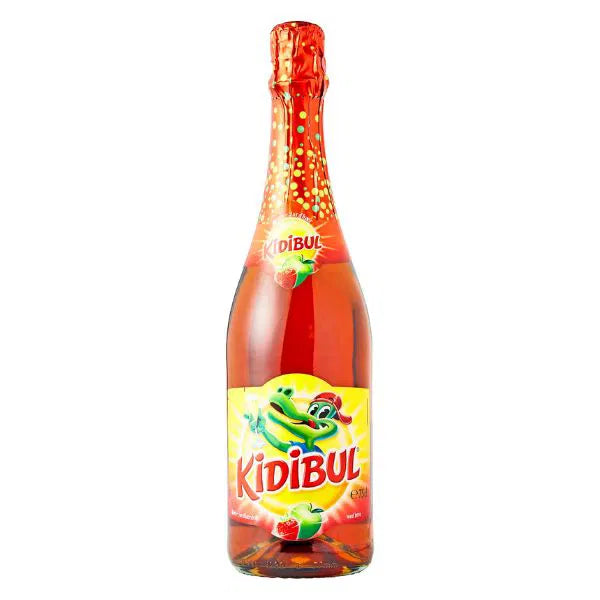 Kidibul Børnebobler Æble & Jordbær Alkoholfri 0,75 Ltr