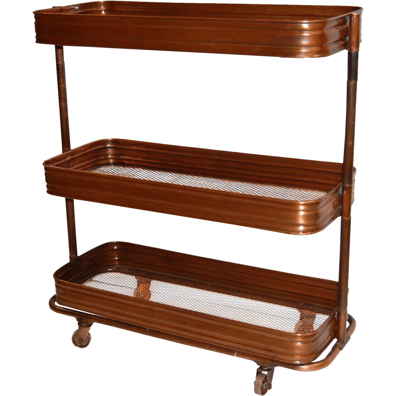 Produktbillede af TRADEMARK LIVING VEGA RULLEBORD KOBBER 80 i premium kvalitet