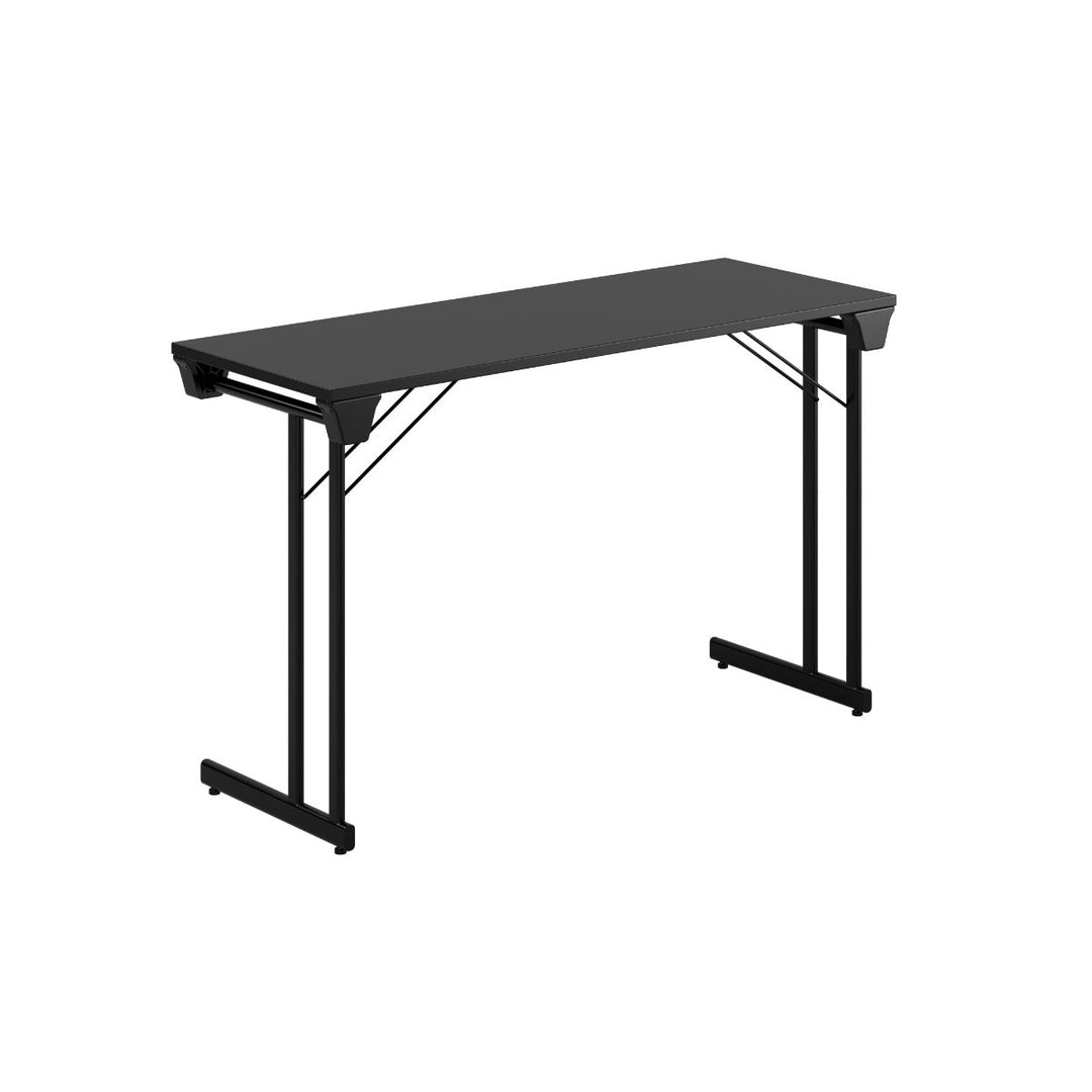 Produktbillede af Kongress Style 120x45cm Sammenklappeligt bord Sort sort på tilbud