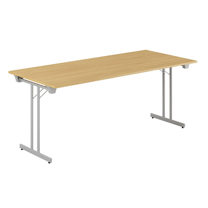 Produktbillede af Dinner Style 180x80cm Sammenklappeligt bord Eg-grå på tilbud