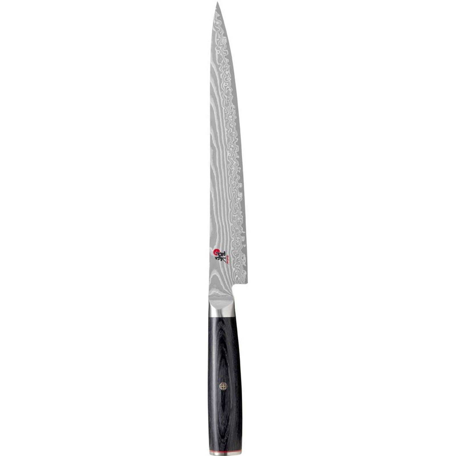 Miyabi Miyabi 5000FCD Sujihiki trancherkniv, 24 cm. – billede i brug (Skæreknive)