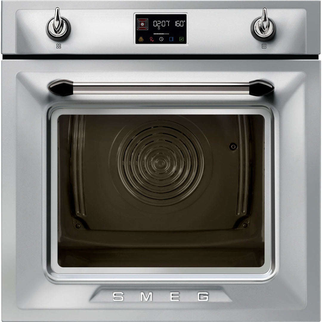 Smeg Smeg SOP6902S2P indbygningsovn 68 liter, rustfrit stål ❤ produktfoto i kategorien Kombinationsovn