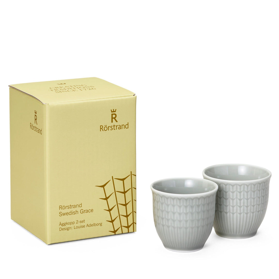 Rörstrand Rörstrand Swedish Grace æggebæger, tåge, 2 stk. ❤ produktbillede (Æggebægre)