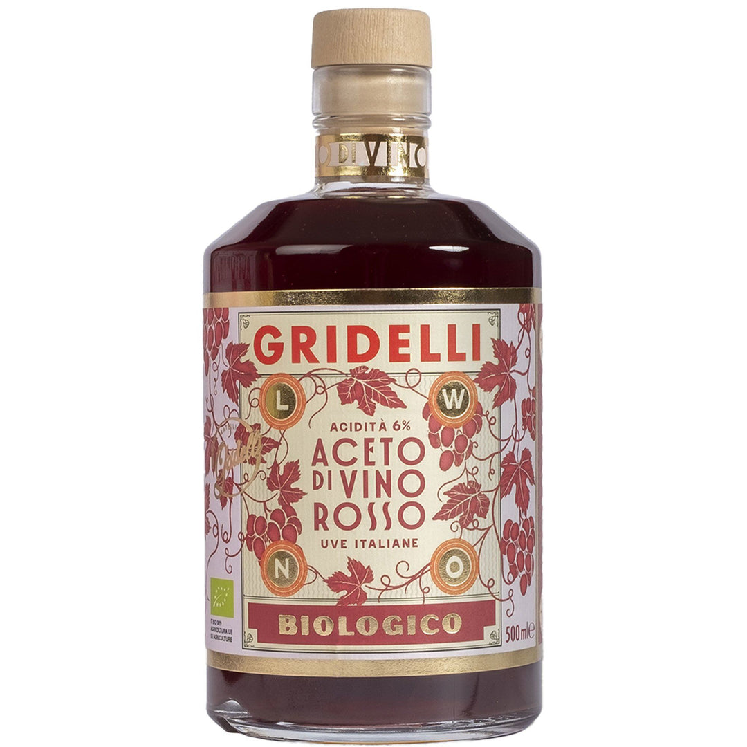 Fratelli gridelli Fratelli gridelli Aceto Di Vino Rosso økologisk rødvinseddike 500 ml – detaljebillede (Eddike)