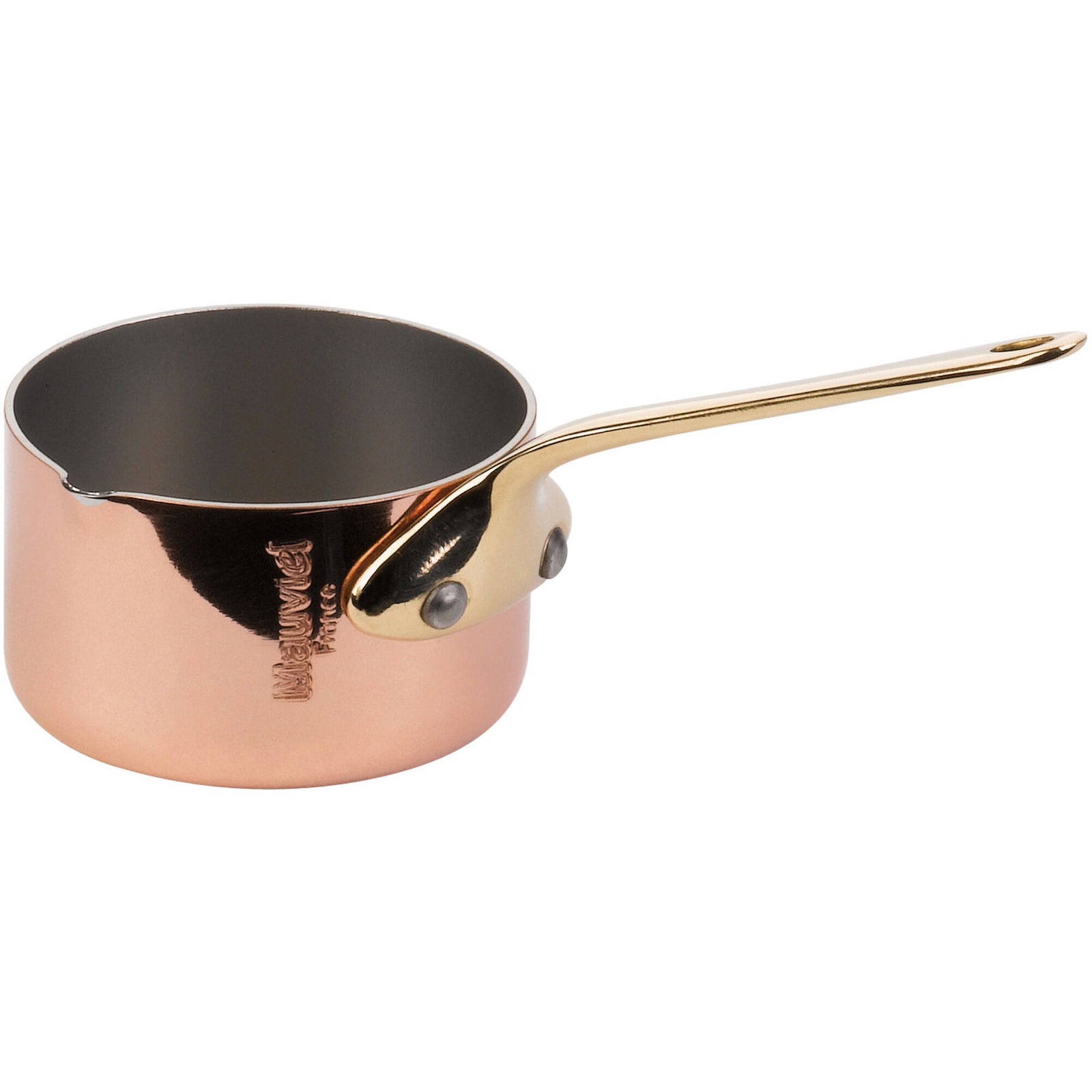 Mauviel Mauviel Mini M150b kasserolle med tud – frontbillede (Gryder)