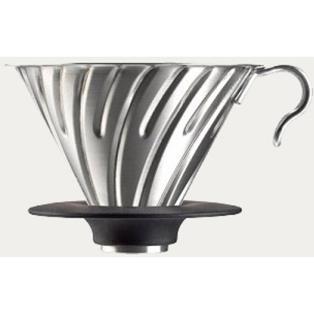 Hario Hario 2 Cup Dripper V60 stål – produktbillede (Kaffeskål)