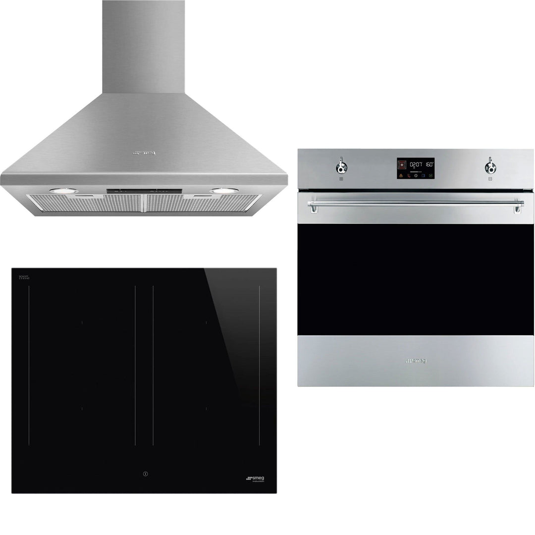 Smeg Smeg Classic Hvidevarepakke, rustfrit stål ❤ produktbillede (Ovn)