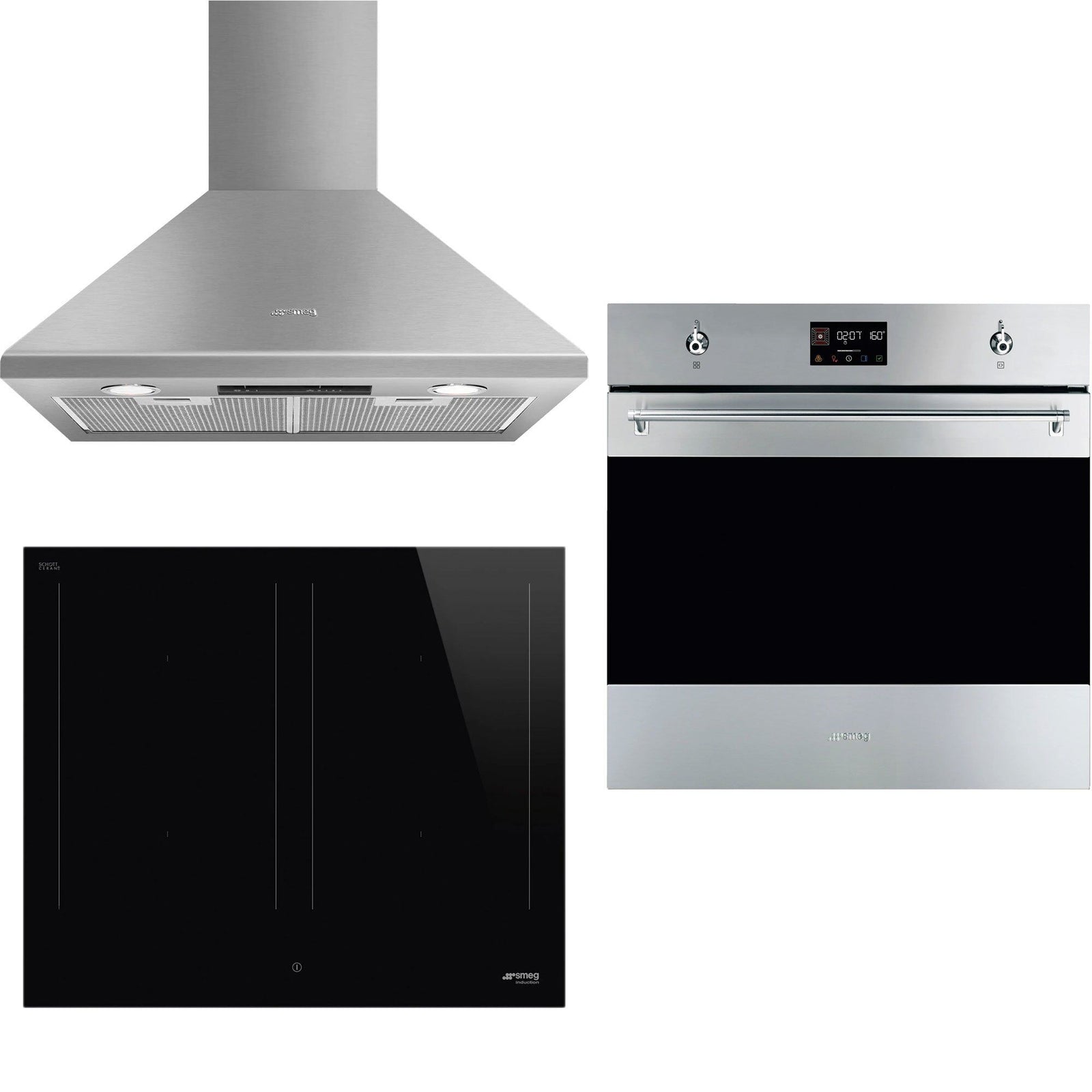 Smeg Smeg Classic Hvidevarepakke, rustfrit stål ❤ produktbillede (Ovn)