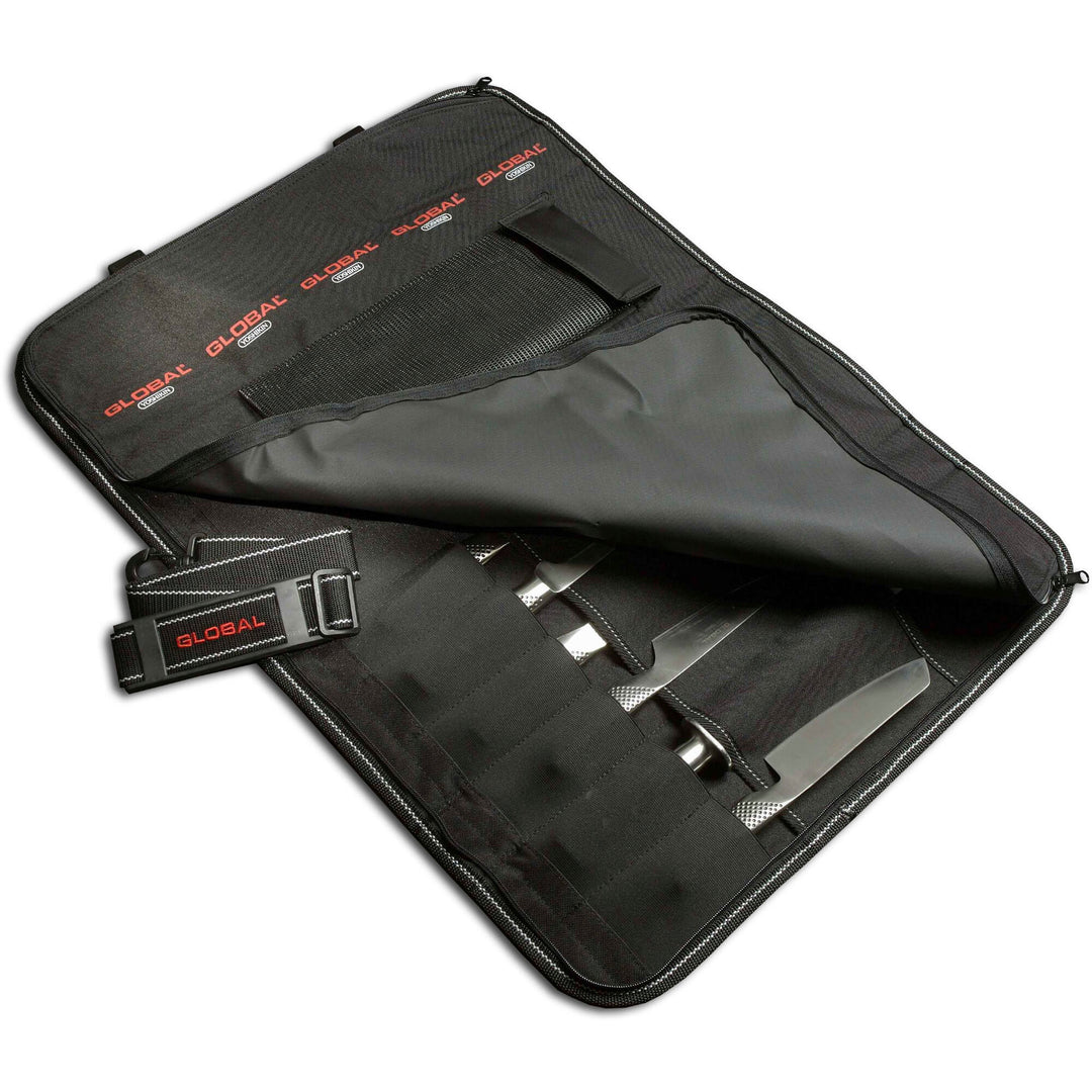 Global Global G667/16 knivtaske med plads til 16 knive ❤ detaljebillede (Knivtaske)