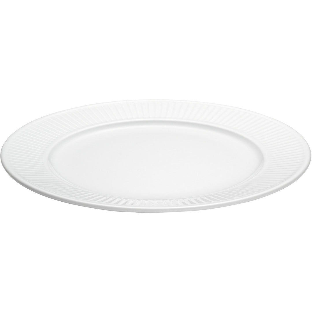Pillivuyt Pillivuyt Hvid Plissé tallerken, Ø 26 cm. ❤ produktfoto i kategorien Madtallerken