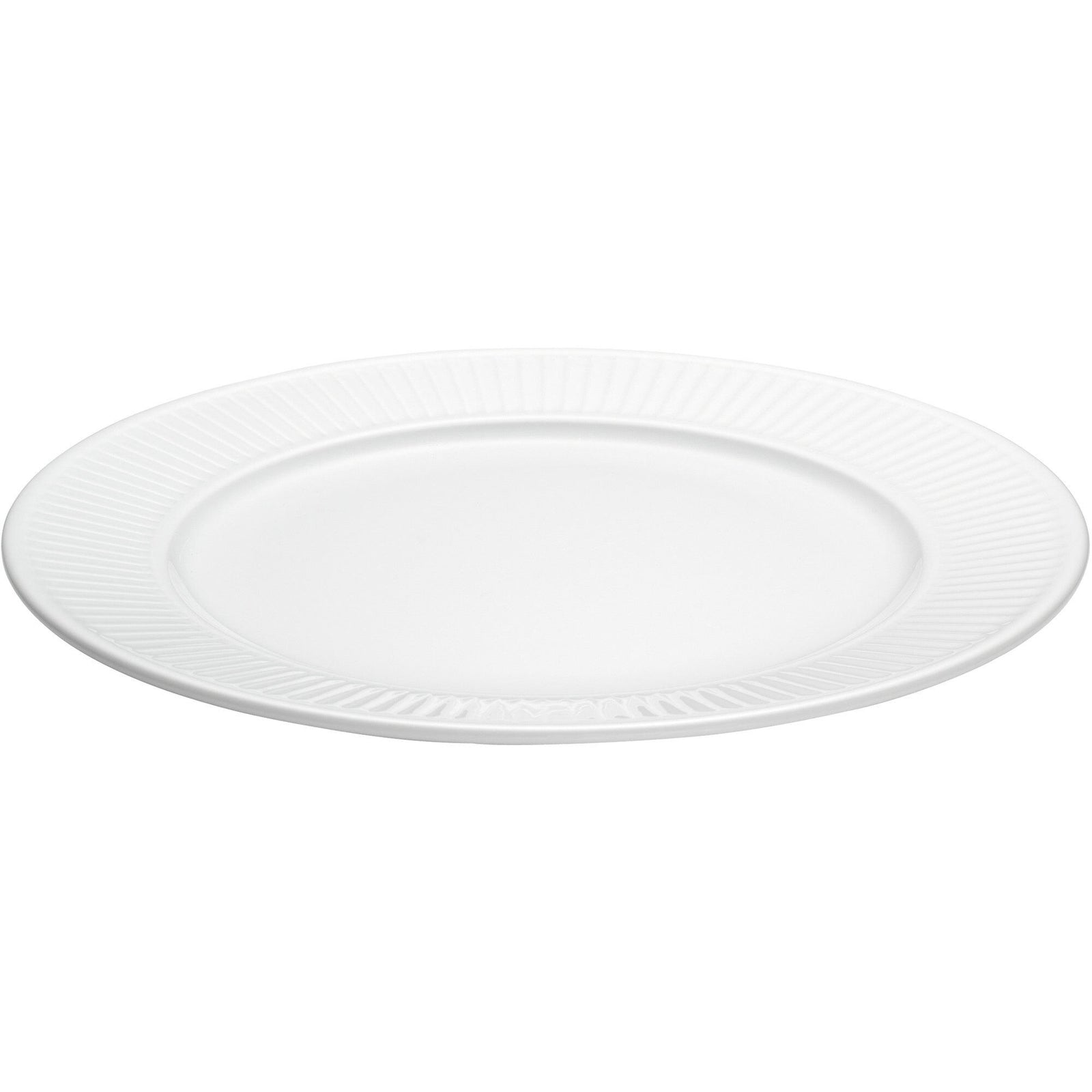 Pillivuyt Pillivuyt Hvid Plissé tallerken, Ø 26 cm. ❤ produktfoto i kategorien Madtallerken