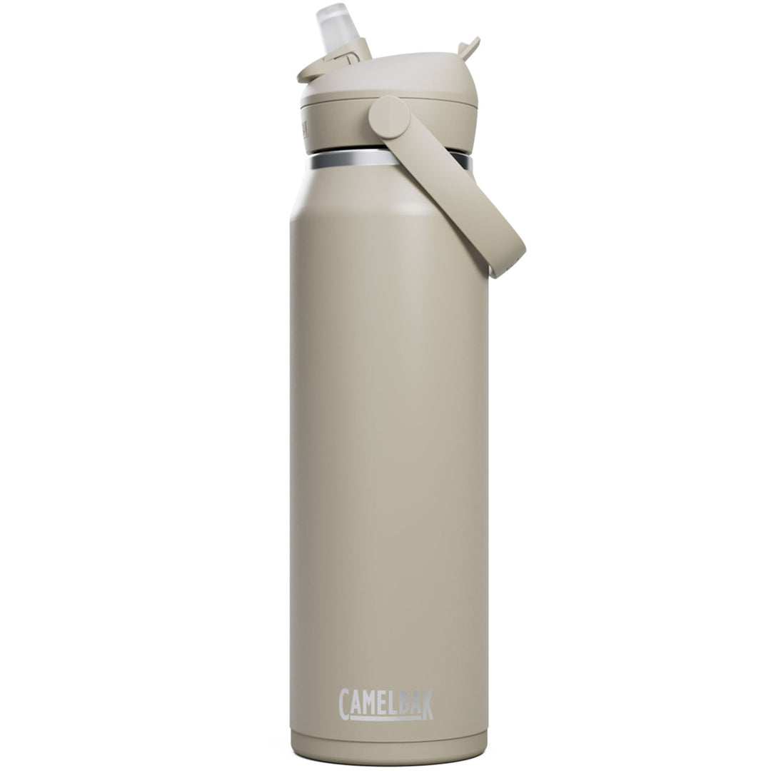 Camelbak Camelbak Thrive Flip Straw drikkeflaske 1 liter, stone – frontbillede (Termokande)
