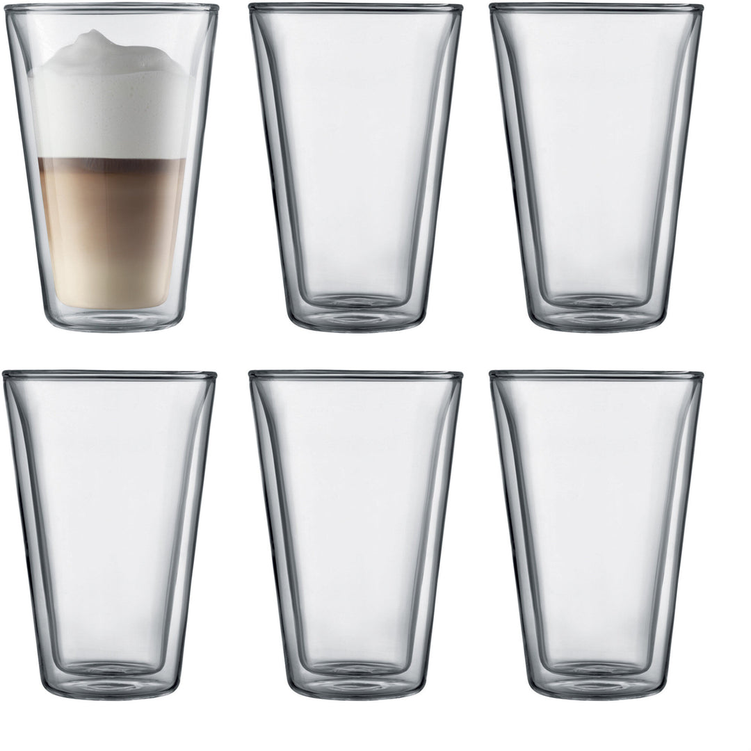 Bodum Bodum CANTEEN Dobbeltvægget glas, 6 stk. - 0,4 l ❤ vinkelbillede (Glas)