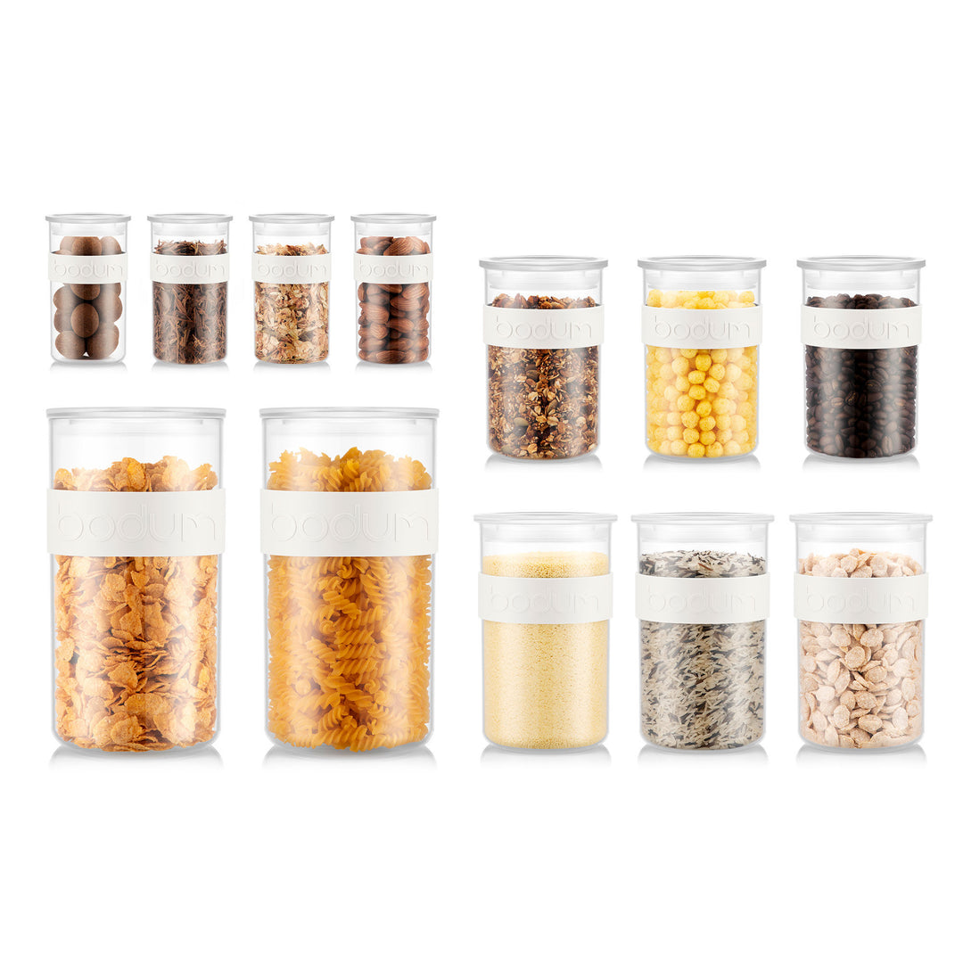 Bodum Bodum Presso opbevaringbeholdere 12 dele, hvid – produktvisning (Beholder)
