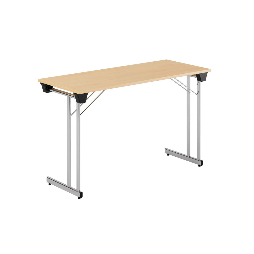 Produktbillede af Kongress Style 120x50cm Sammenklappeligt bord Bøg-krom på tilbud