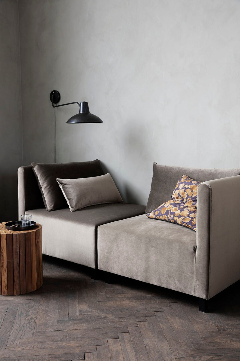 HouDoctor - Pudebetræk, Leaf, Lilla/Guld, 50 x 50 cm ❤ Stort online udvalg i HouDoctor ❤ Billig fragt og hurtig levering 2 - 5 hverdage ❤ Varenummer: BGH-37226984636567 / Ean: &