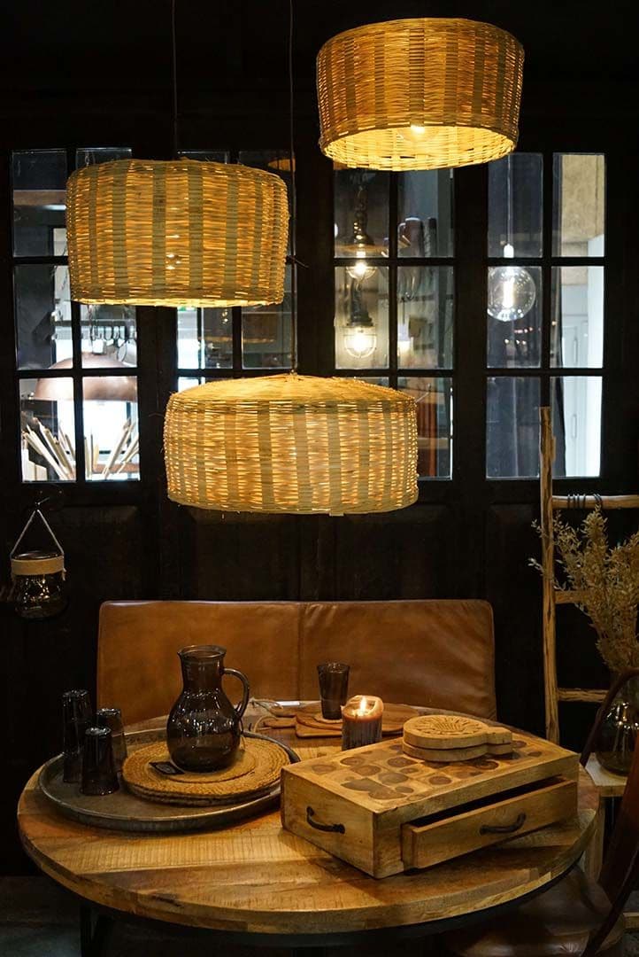 Trademark Living Natura loftlampe i naturfarvet bambus ❤ Stort online udvalg i Trademark Living ❤ Billig fragt og hurtig levering 2 - 5 hverdage - Varenummer: BGH-47671240360266 / Ean: &