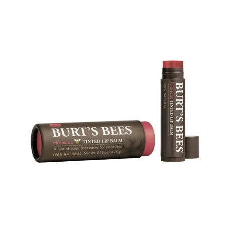 Produktbillede af Burt ´s Bees Lip balm farvet hibiscus 4,25g. på tilbud