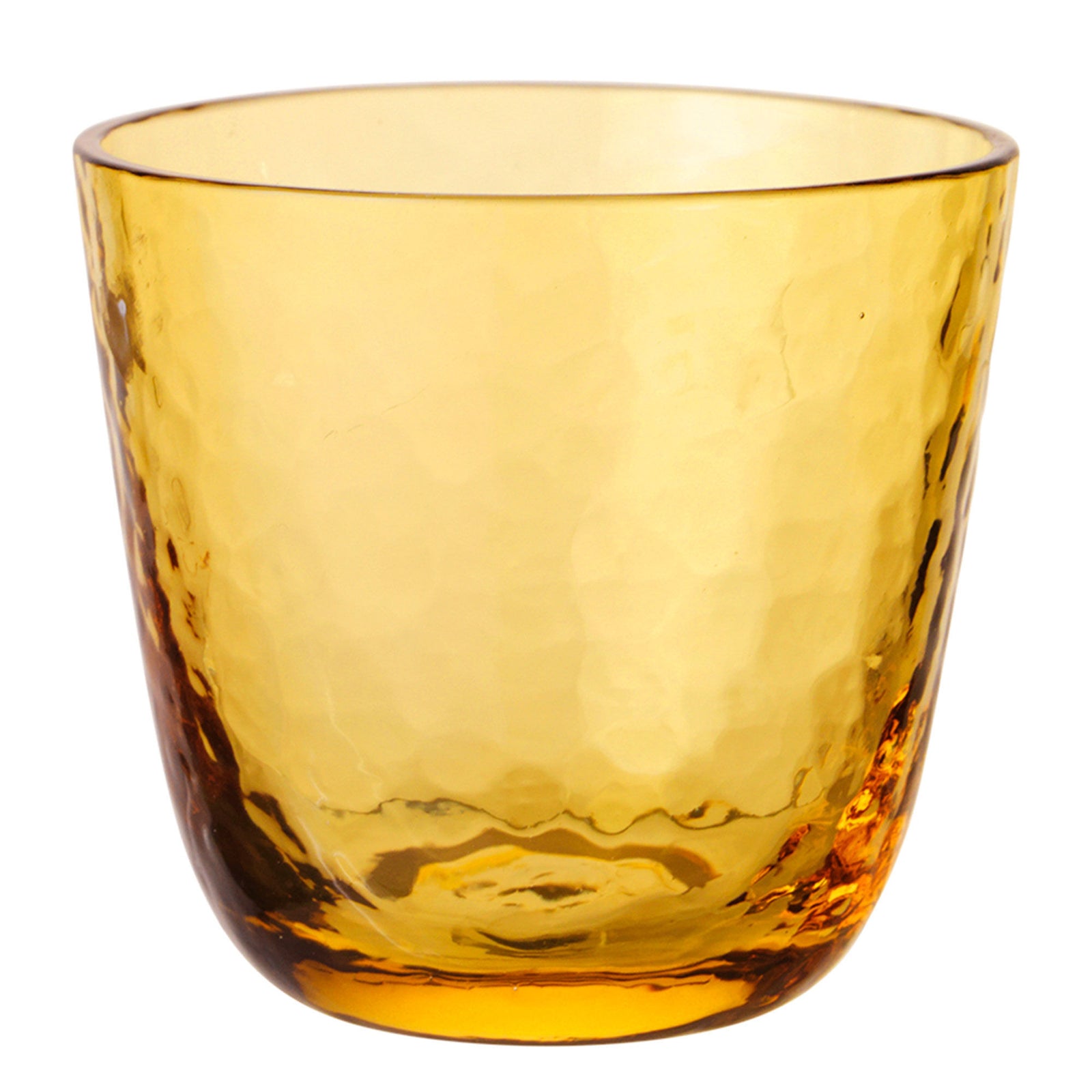 Broste Broste Hamret drikkeglas, gul ❤ billede i brug (Glas)