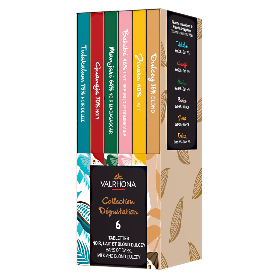 Valrhona Valrhona Tasting Collection, 6x70 g – frontbillede (Chokolade)