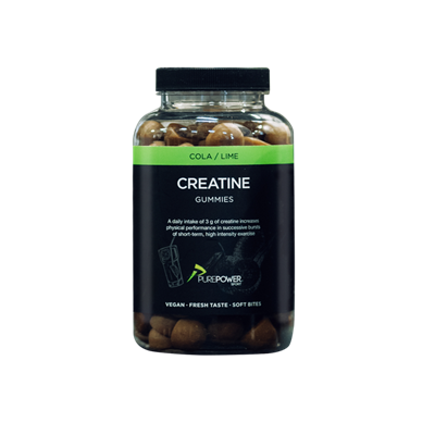 Produktbillede af PurePower Kreatin Vingummi Cola/Lime 120 stk. på tilbud i brug