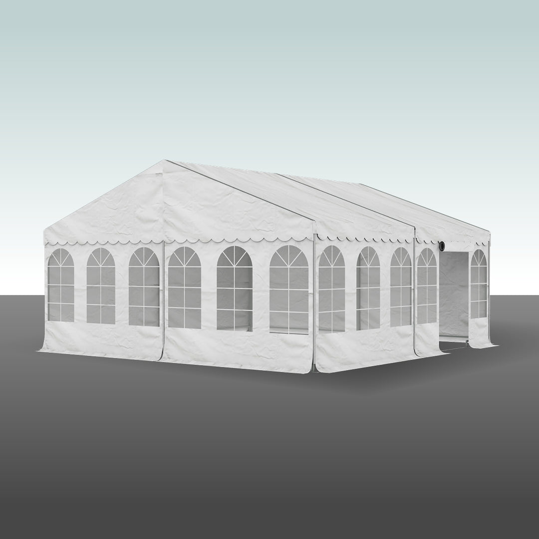 Produktbillede af Partytelt Komplet 6 x 12 mtr. HVID på tilbud