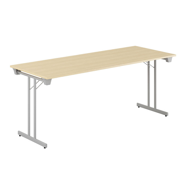 Produktbillede af Dinner Style 180x70cm Sammenklappeligt bord Birk-grå på tilbud