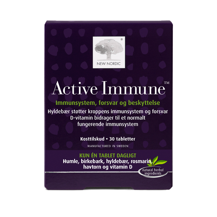 Se New Nordic Active Immune &bull; 30 tabletter DATOVARE 11/2023 ❤ Kæmpe udvalg i New Nordic ❤ Hurtig levering: 1 - 2 Hverdage samt billig fragt - Varenummer: HG-29152-1 og barcode / Ean: '5021807453047 på lager - Udsalg på Kosttilskud Spar op til 67% - Over 454 kendte brands på udsalg