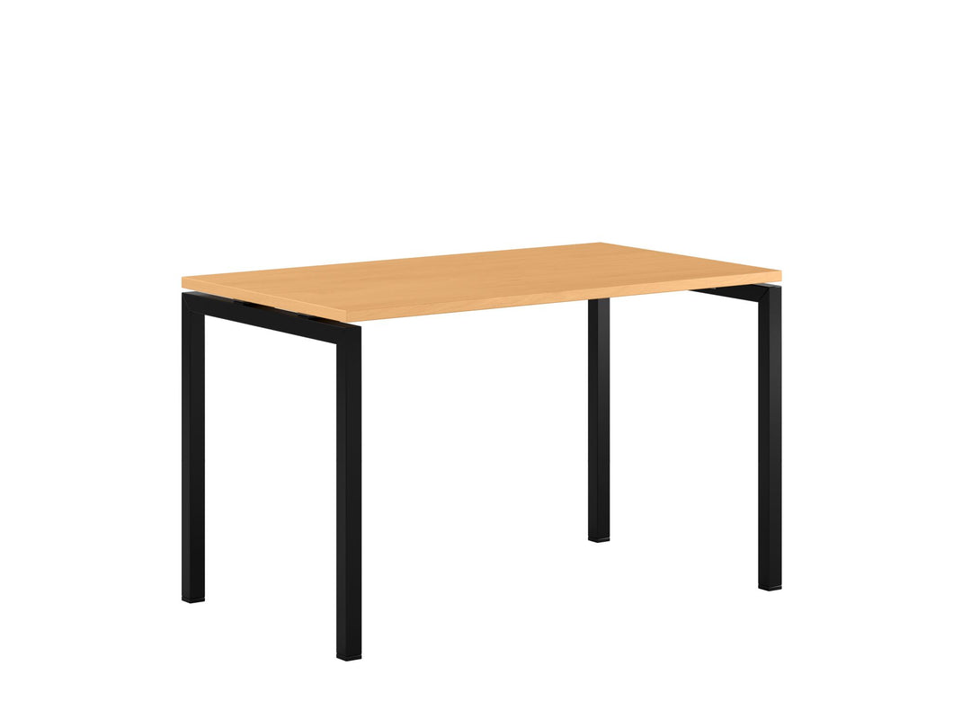 Produktbillede af Luna U Bord 120x70cm Bøg-sort på tilbud