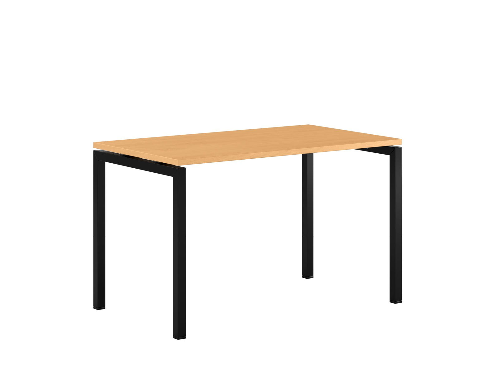 Produktbillede af Luna U Bord 120x70cm Bøg-sort på tilbud