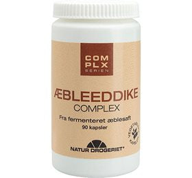 Detaljeret produktbillede af Natur Drogeriet Æbleeddike complex 90 kap. på tilbud