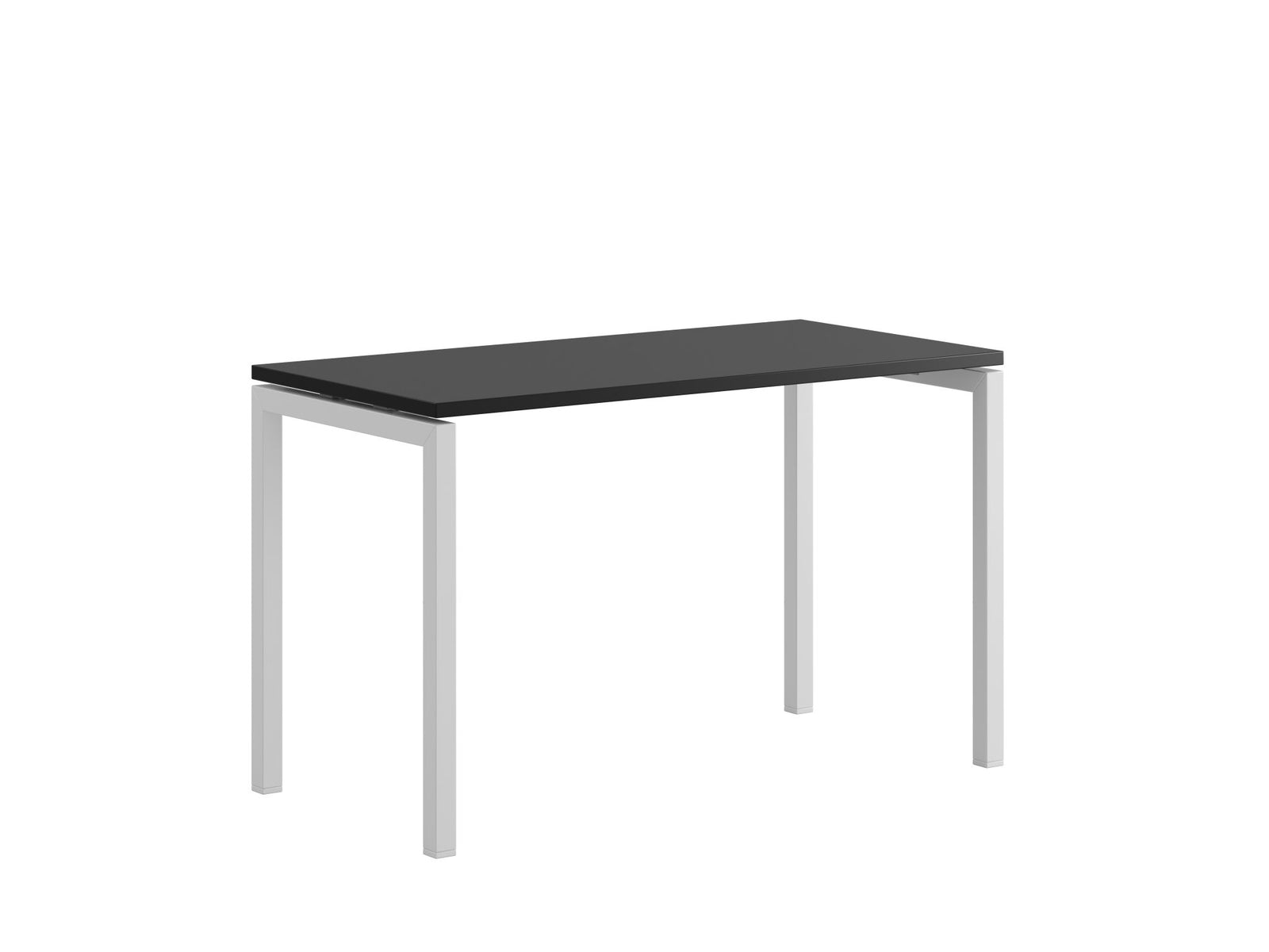 Produktbillede af Luna U Bord 120x60cm Sort-hvid på tilbud