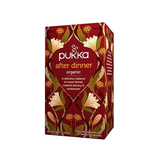 Stort online udvalg i Pukka After Dinner 20 breve ❤ Pukka ❤ Hurtig levering: 1 - 2 Hverdage og gratis fragt v/køb over 295 kr. GLS til pakkeshop ❤ Varenummer: HG-11798 og barcode / Ean: på lager - Kæmpe udvalg i Mad & drikke - Over 434 design brands på udsalg
