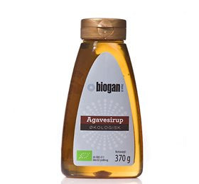 Detaljeret produktbillede af Biogan Agave sirup Ø 370 g. på tilbud