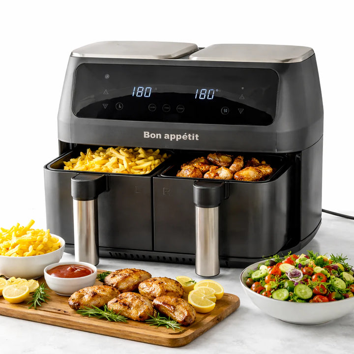 Airfryer 8,0 l (fedtfattig: grille bage stege og friturestege)
