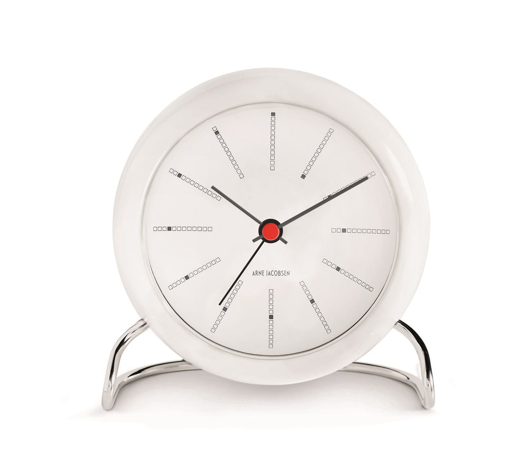 Produktbillede af Arne Jacobsen Bankers Bordur Ø11 cm hvid i premium kvalitet