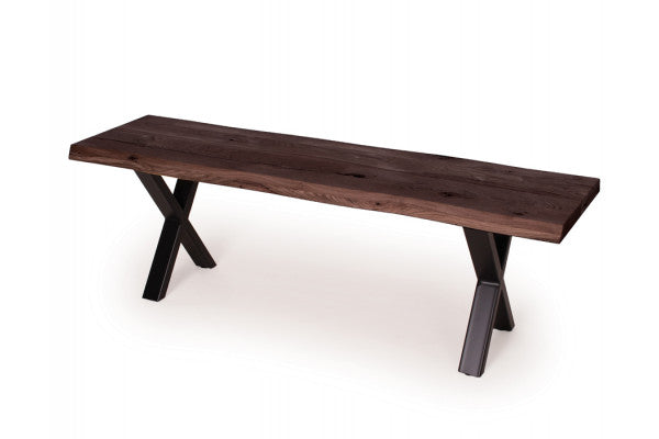 Produktbillede af Akita Bænk Eg Mørk olie 40x140 cm på tilbud i høj kvalitet