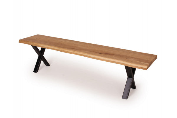 Produktbillede af Akita Bænk Eg Natur olie 40x180 cm på tilbud i høj kvalitet