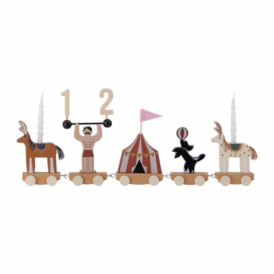 Produktbillede af Bloomingville Aley Fødselsdagsdekoration Brun MDF i premium kvalitet