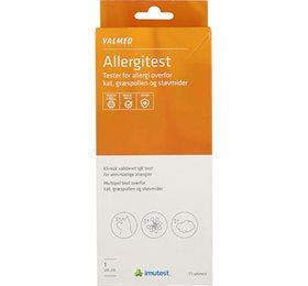 Detaljeret produktbillede af Allergi test (kat støv græs) 1 stk på tilbud