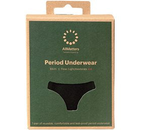 Detaljeret produktbillede af AllMatters Menstruationstrusser Bikini Underwear Light/Moderate XXXL på tilbud