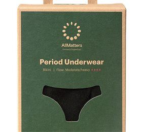 Detaljeret produktbillede af AllMatters Menstruationstrusser Bikini Underwear Moderate/heavy XXL på tilbud