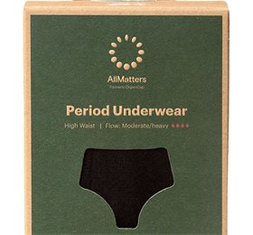 Detaljeret produktbillede af AllMatters Menstruationstrusse High Waist Underwear Moderate/heavy XXS på tilbud