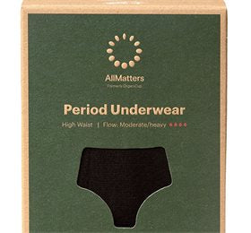 Detaljeret produktbillede af AllMatters Menstruationstrusse High Waist Underwear Moderate/heavy XXXL på tilbud