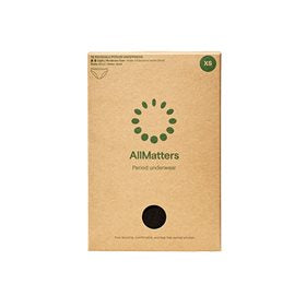 Detaljeret produktbillede af AllMatters menstruationstrusser str. XS på tilbud