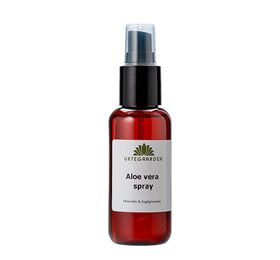 Detaljeret produktbillede af Urtegaarden Aloe vera spray 100ml. på tilbud
