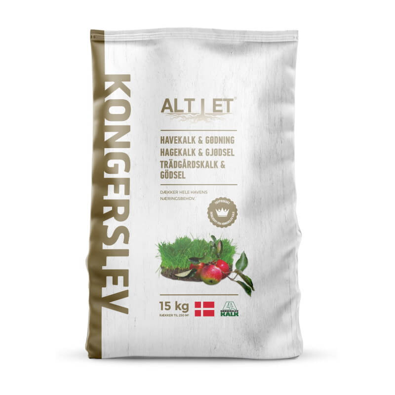 Produktbillede af Kongerslev havekalk + gødning 15 kg på tilbud i høj kvalitet