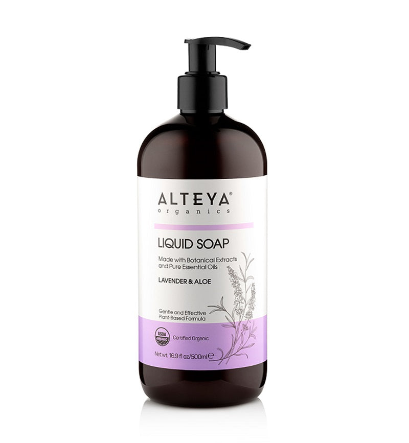 Alteya Organics Økologisk Flydende Sæbe Lavender & Aloe 500ml