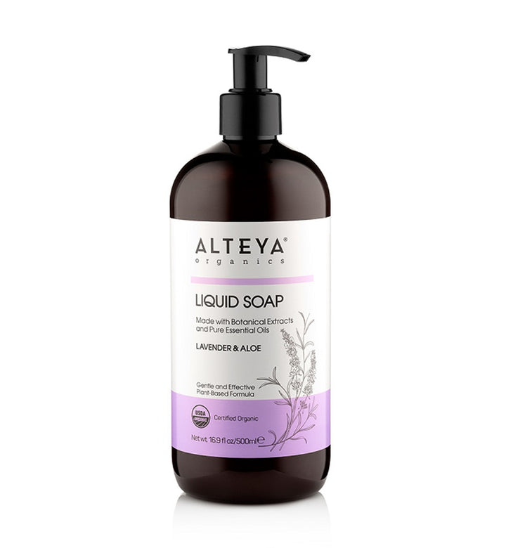 Alteya Organics Økologisk Flydende Sæbe Lavender & Aloe 500ml
