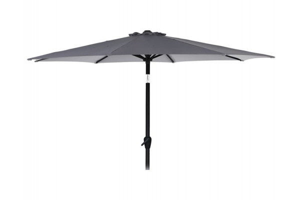 Produktbillede af Alu parasol med tilt Ø 3 meter Grå på tilbud i høj kvalitet